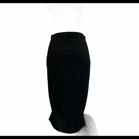 Vince Camuto black stretchy pencil skirt Sz small - Picture 2 of 8